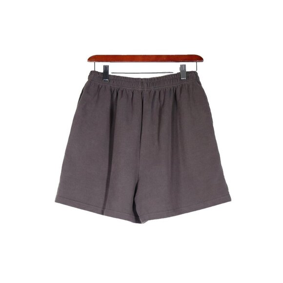 Brunette the Label Women’s Small Gray Activewear Shorts Casual Cotton West Logo - Picture 4 of 6